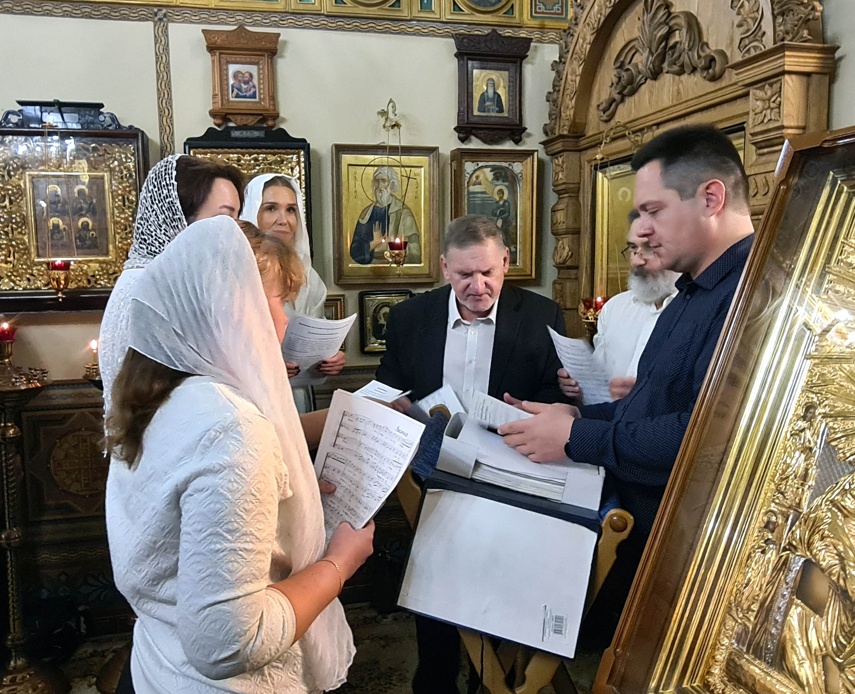 В ГУЗ состоялось праздничное богослужение памяти игумена земли Русской преподобного Сергия Радонежского, всея России Чудотворца