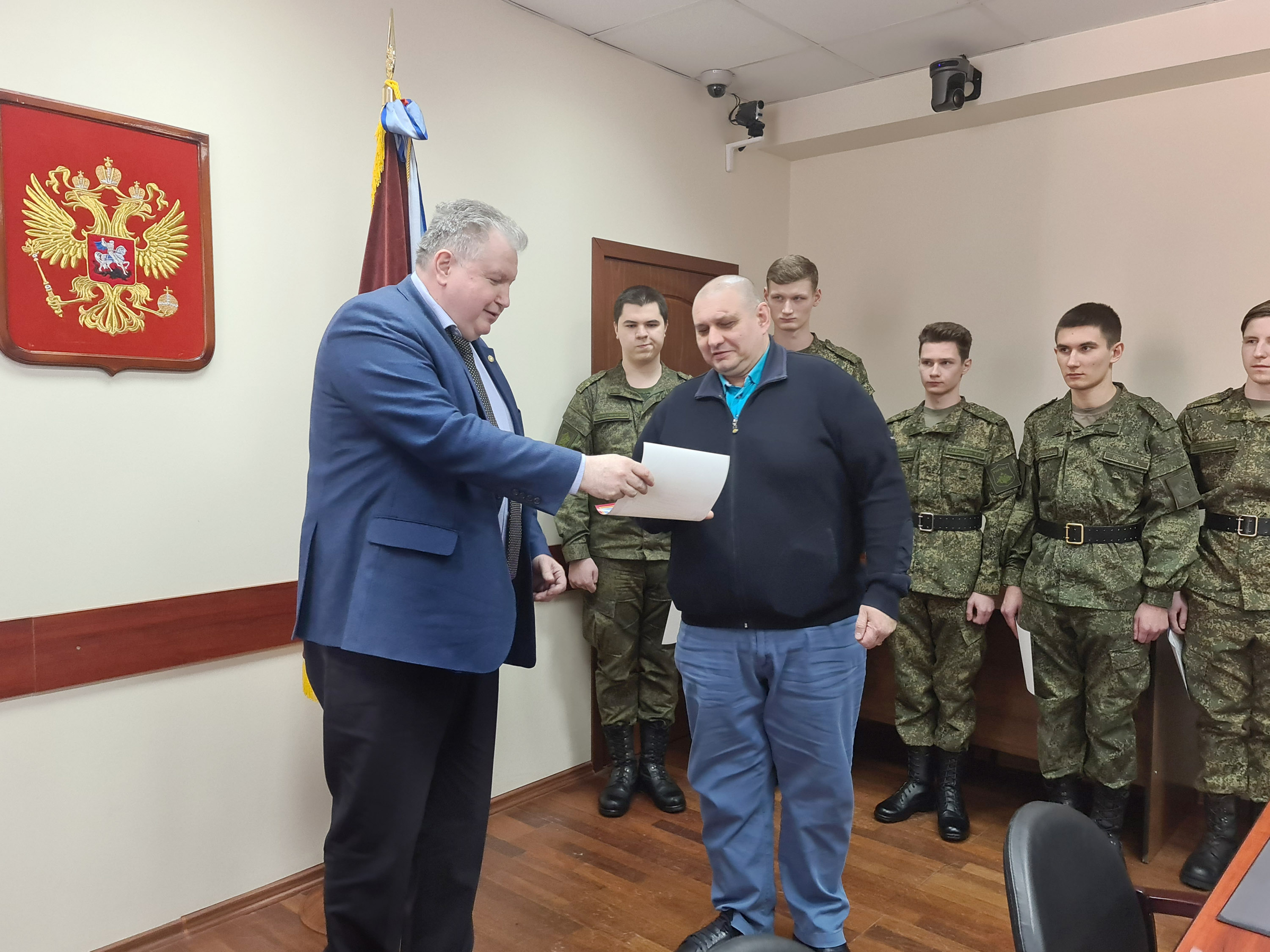 В Государственном университете по землеустройству прошли торжественные мероприятия, посвященные 23 февраля