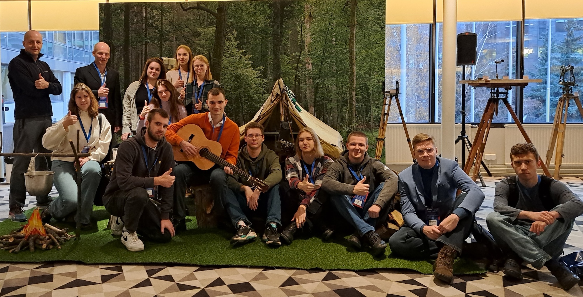 Студенты и преподаватели ГУЗ познакомились с новыми формами геодезического театра
