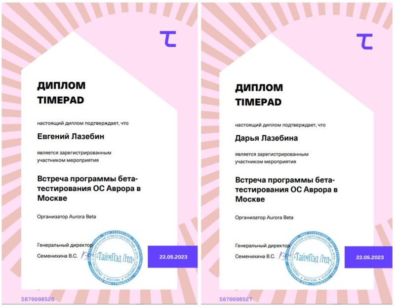 Открытая мобильная платформа «Аврора»: студенты ГУЗ прошли программу бета-тестирования российской операционной системы