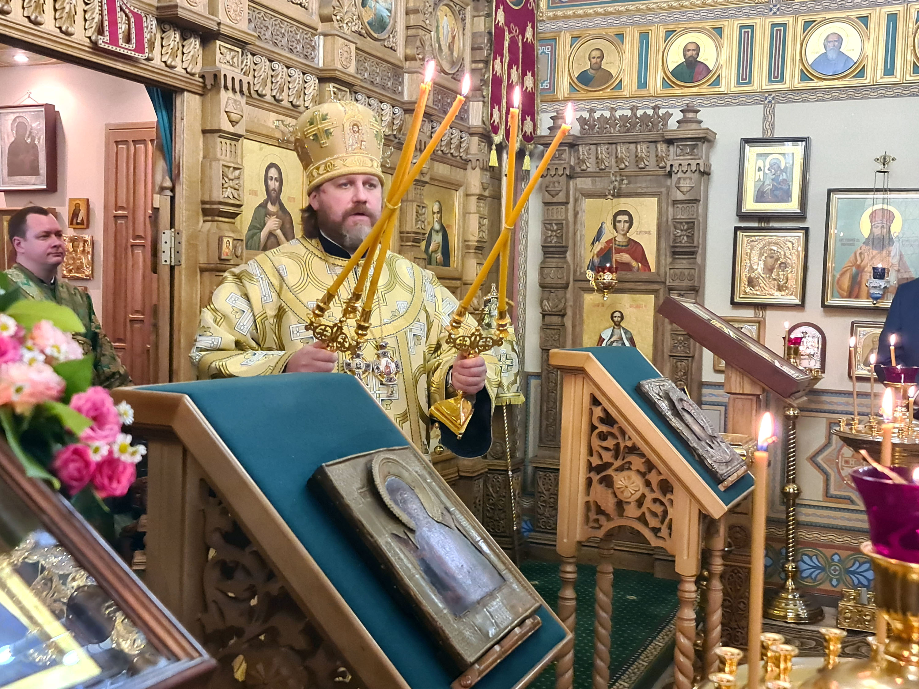 В ГУЗ состоялось праздничное богослужение памяти игумена земли Русской преподобного Сергия Радонежского, всея России Чудотворца