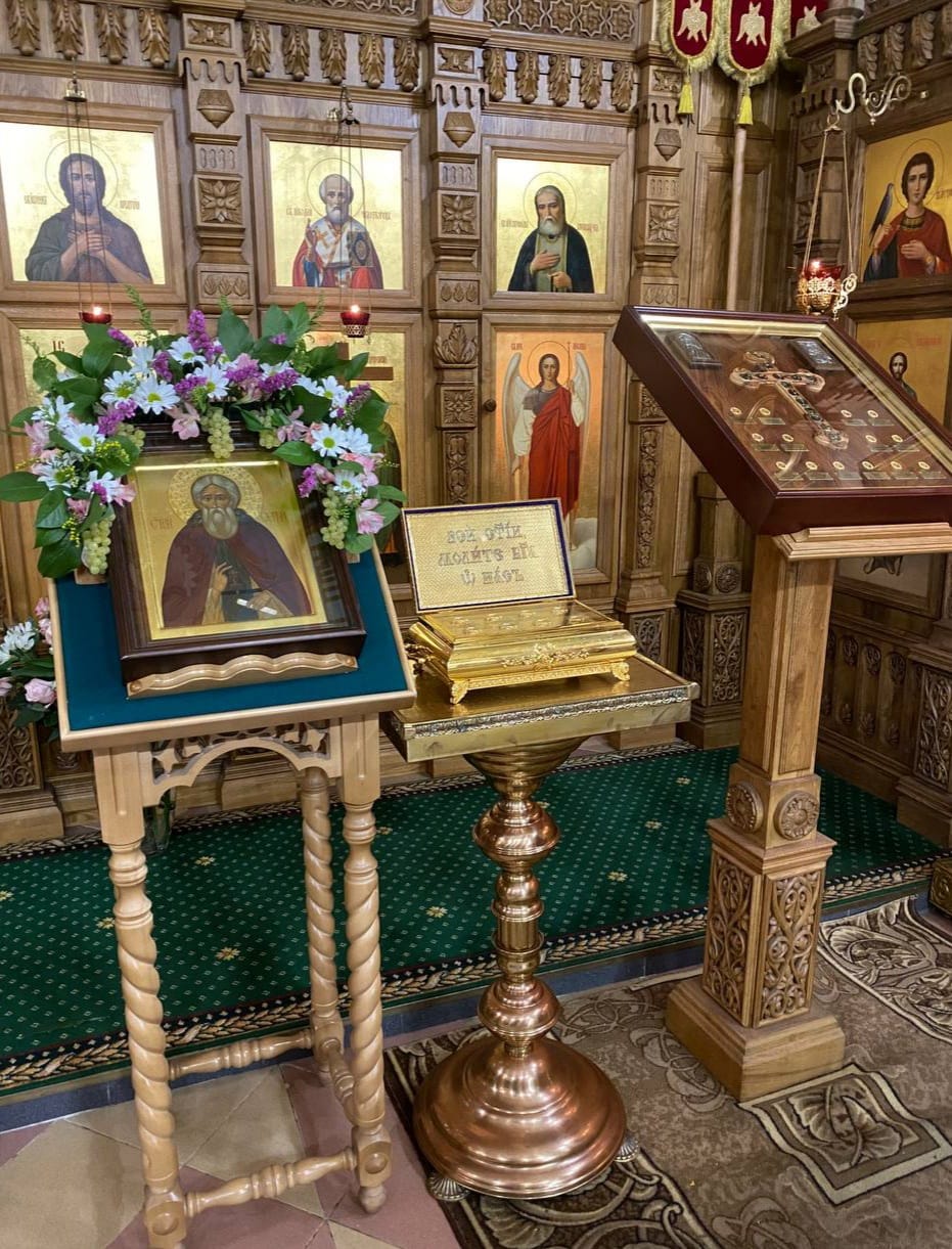 В Домовом храме ГУЗ совершили богослужение в честь Сергия Радонежского
