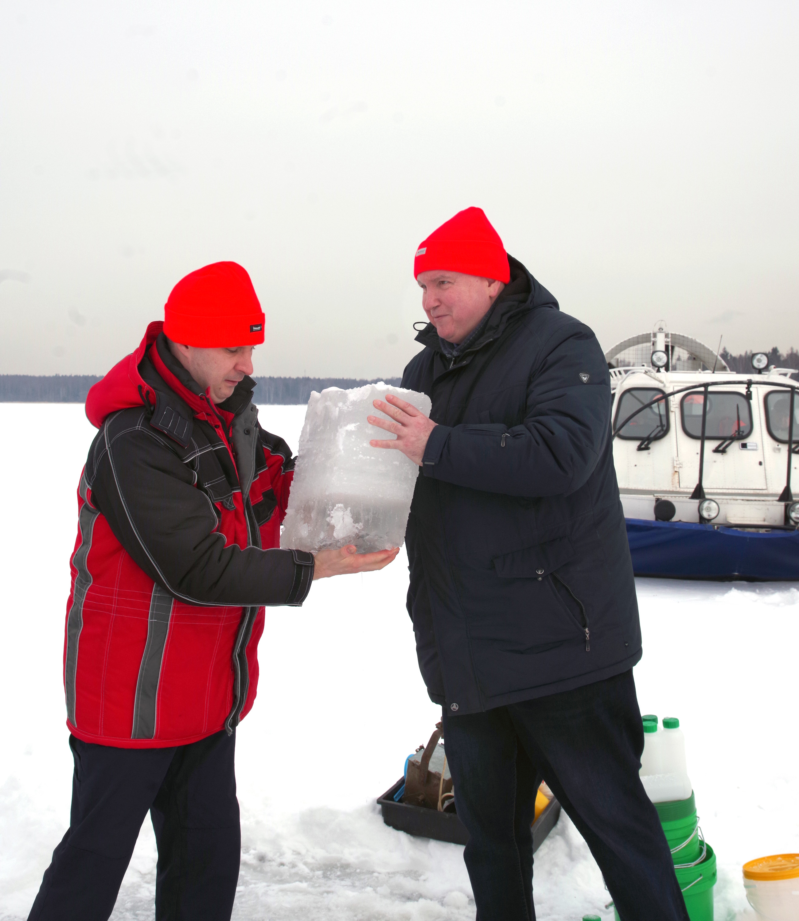 Зимняя экспедиция на водосбор и акваторию Учинского водохранилища. 
