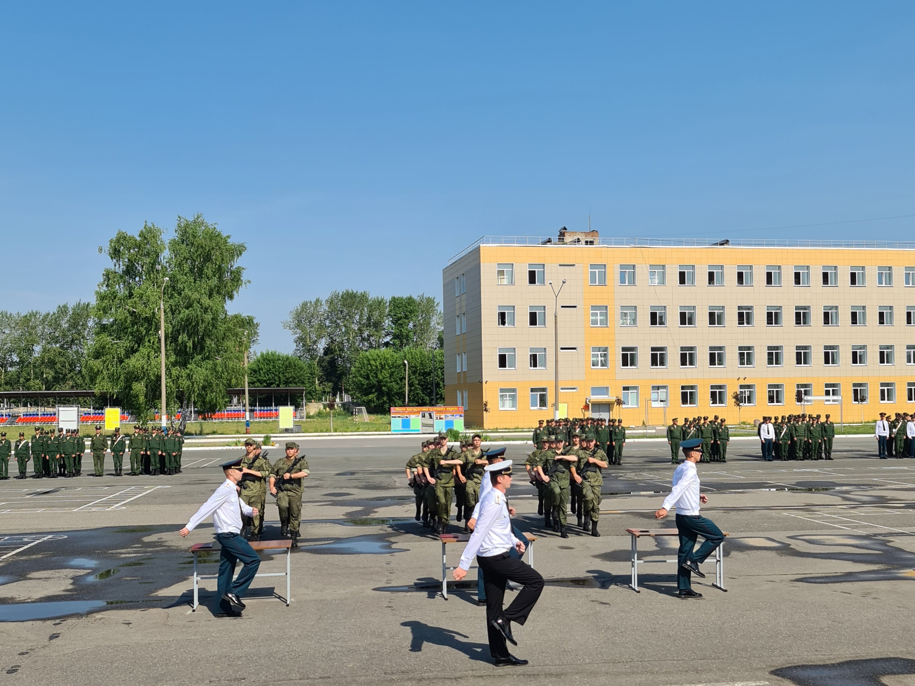 О принятии курсантами Военного учебного центра ГУЗ присяги