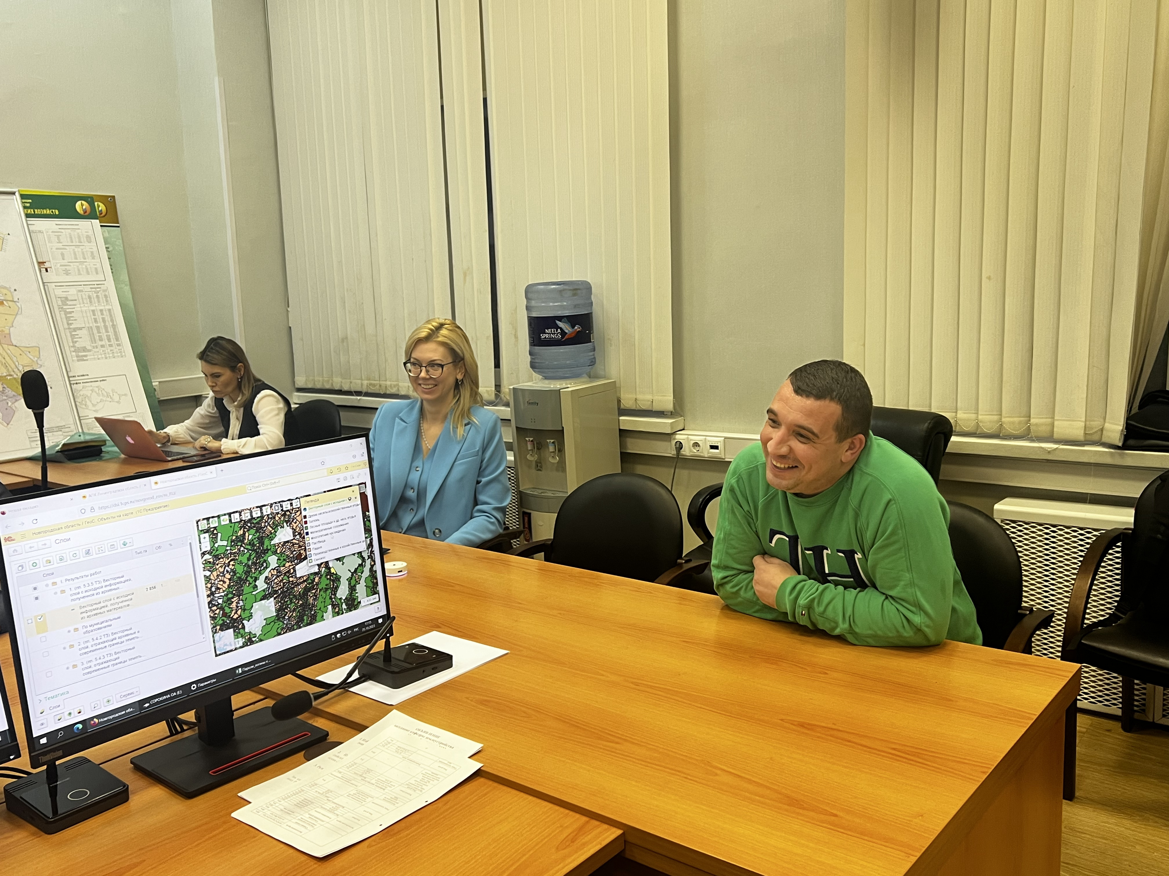 Встреча бойцов СЗО «Землемер» и представителей ГК «Геоскан»