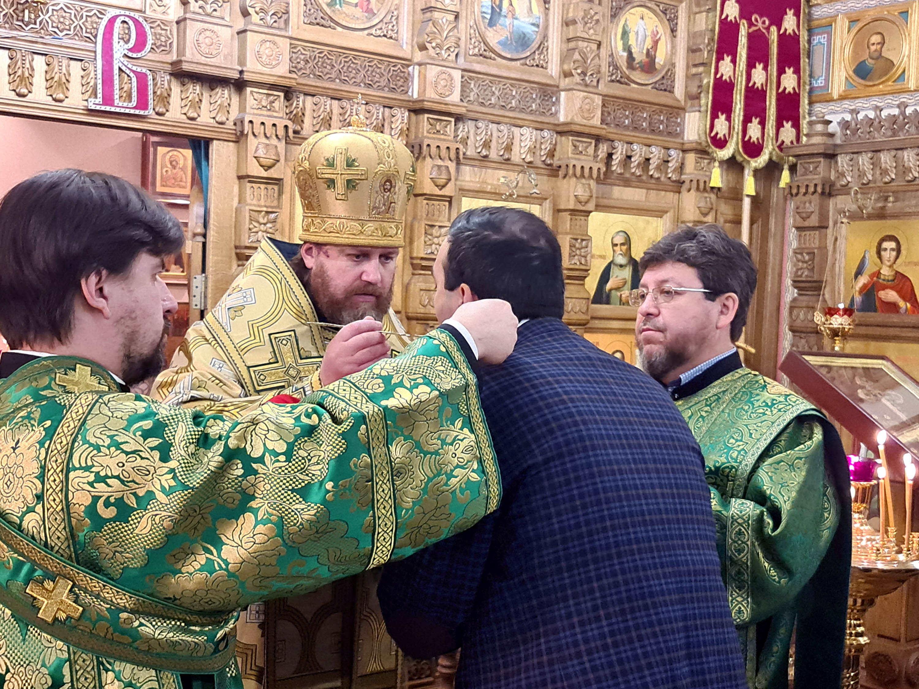 В ГУЗ состоялось праздничное богослужение памяти игумена земли Русской преподобного Сергия Радонежского, всея России Чудотворца