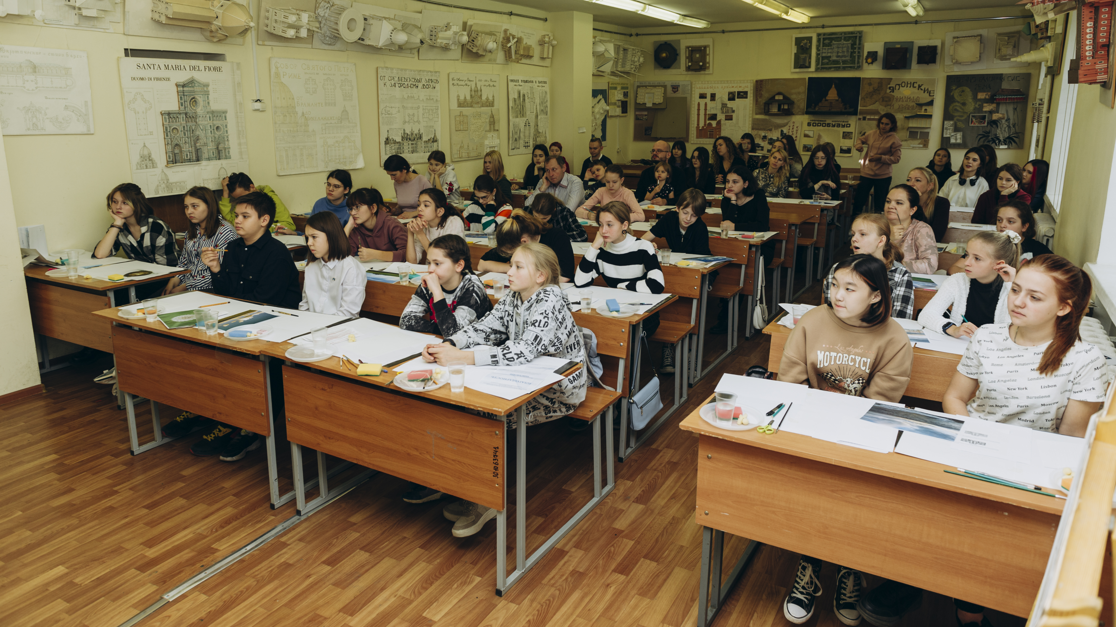 Художественное творчество участников проекта «Университетские субботы» на архитектурном факультете