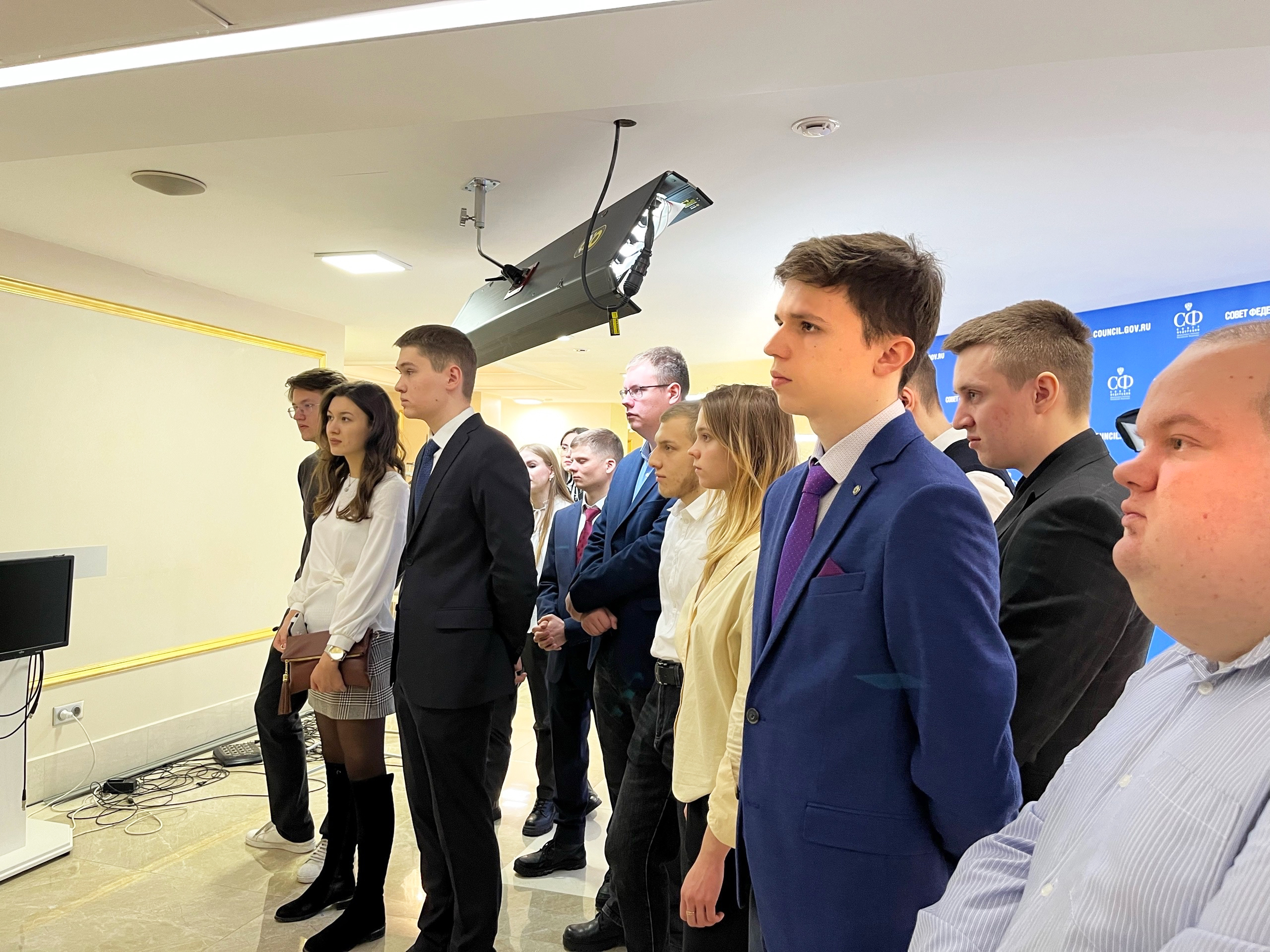 Студенты ГУЗ во время визита ознакомились с работой Совета Федерации      