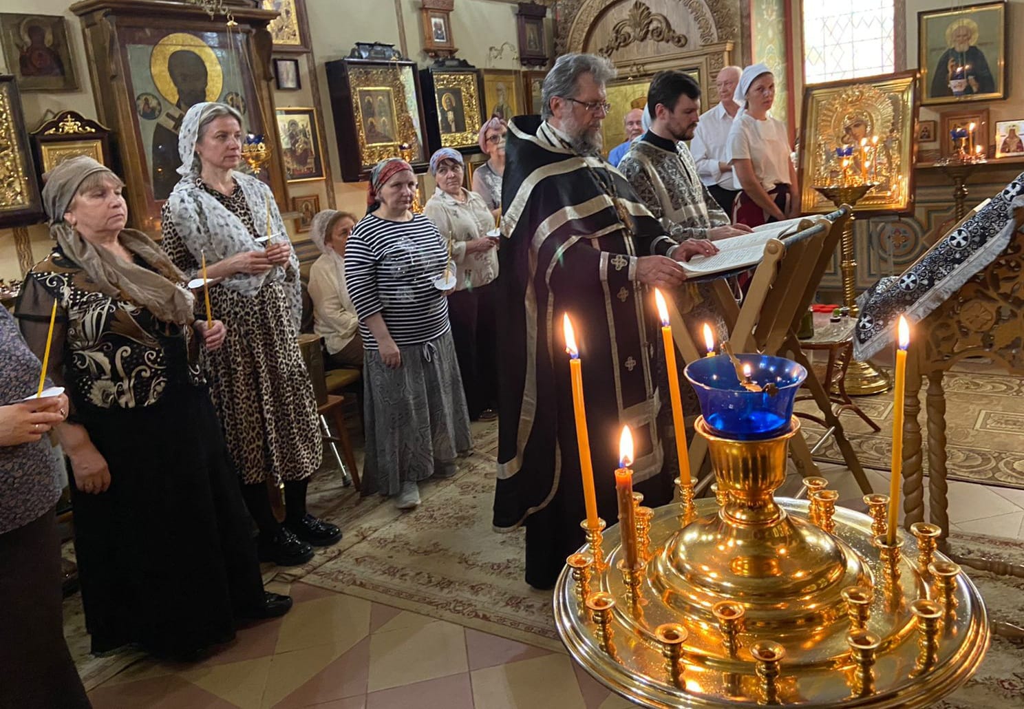 В Домовом храме ГУЗ совершили таинство Соборования