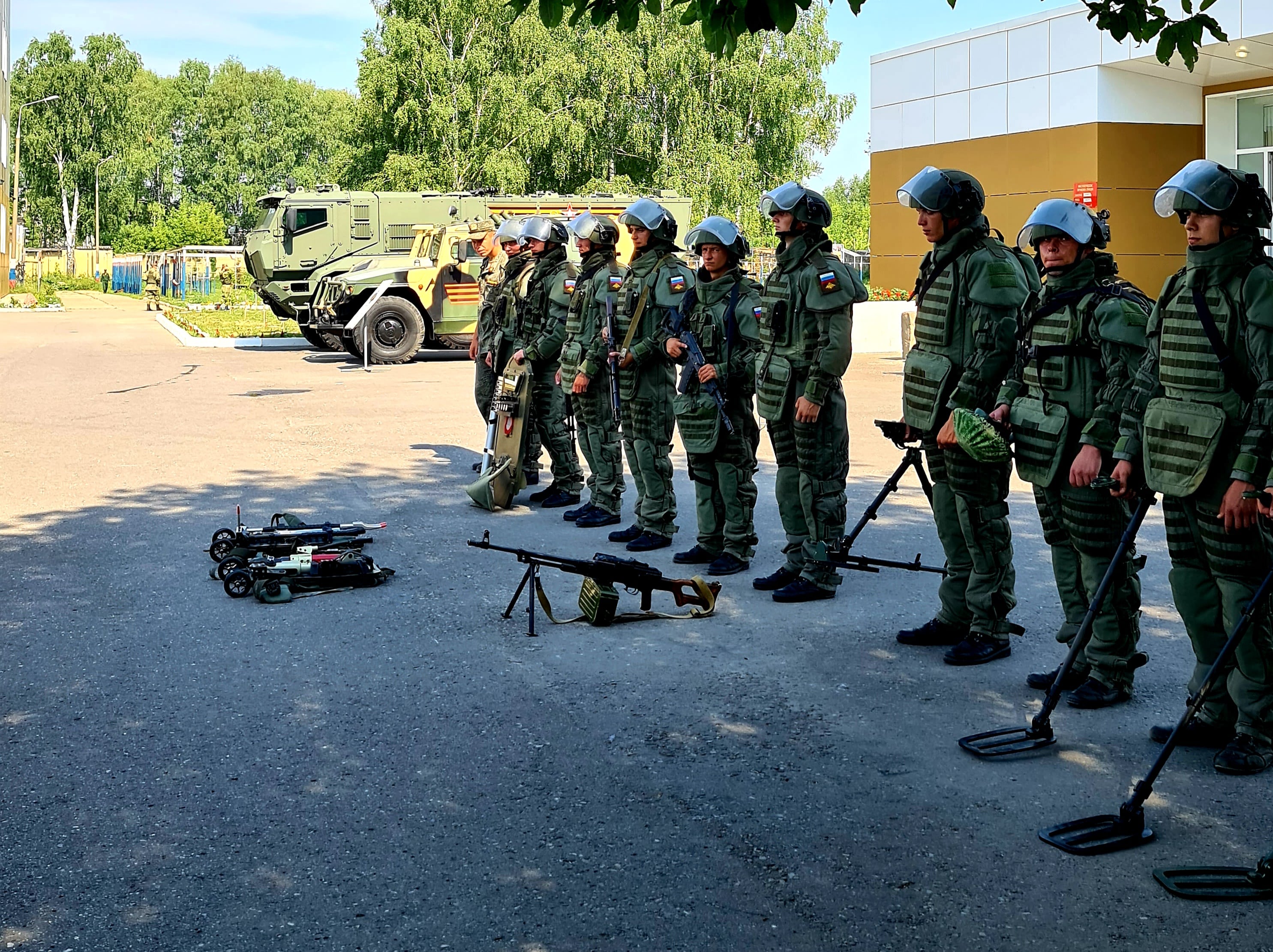 О принятии курсантами Военного учебного центра ГУЗ присяги
