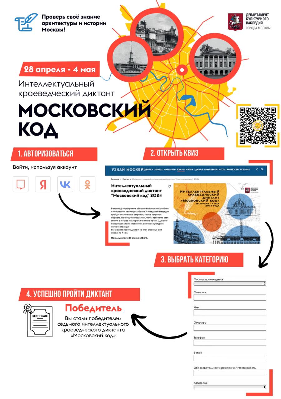 Диктант «Московский код» – проверь себя на знание архитектуры Москвы