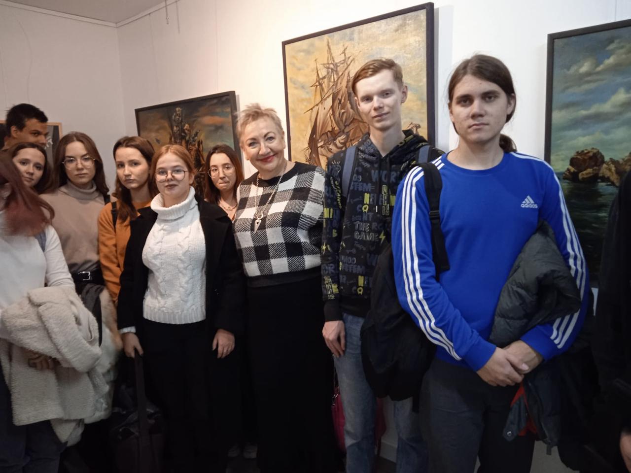 У студентов ГУЗ прошли семинары в выставочном зале «Союза художников России»