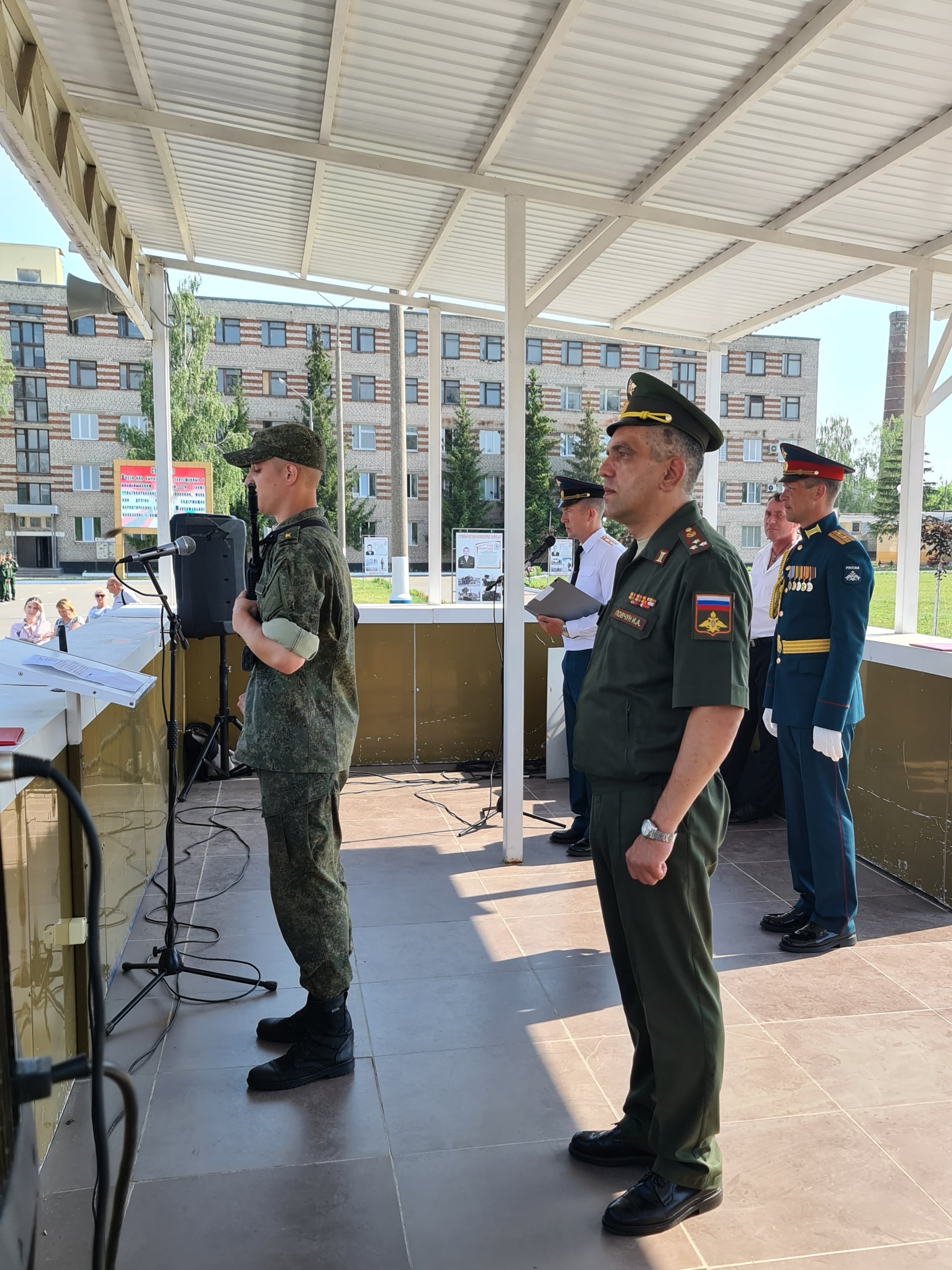 О принятии курсантами Военного учебного центра ГУЗ присяги