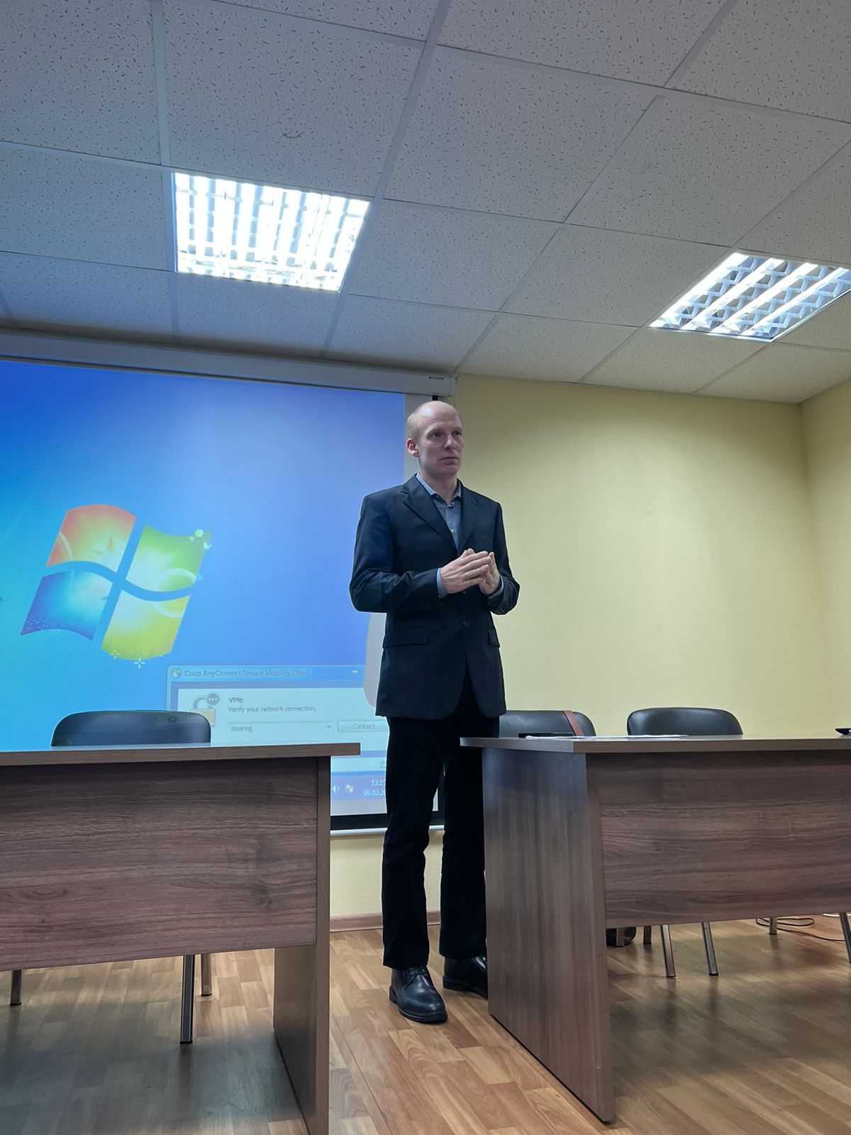 Преподаватели и студенты Университета 9 февраля 2023  года посетили МОУ Давыдовский лицей, расположенный в Орехово-Зуевском городском округе Подмосковья