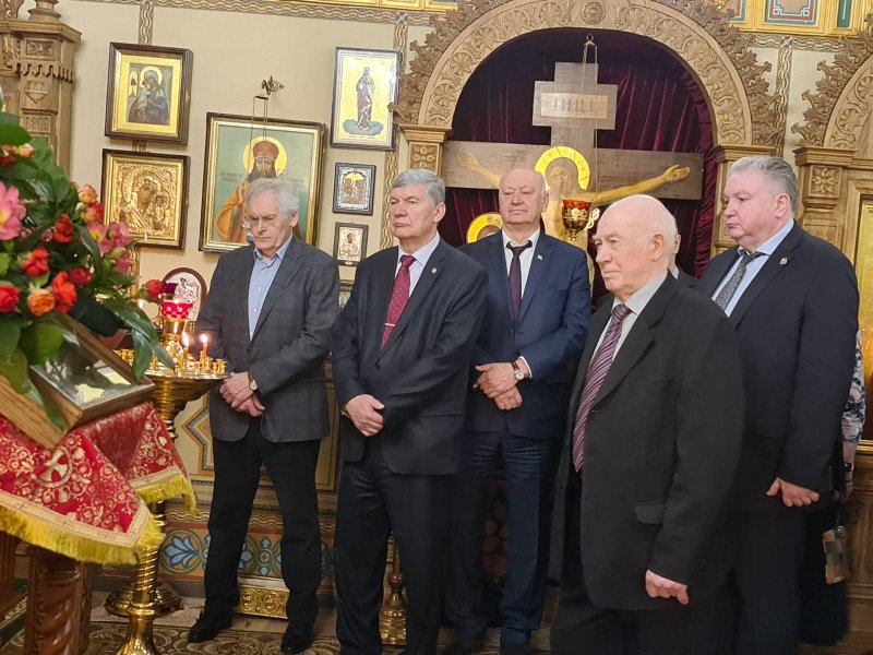 В домовом храме ГУЗ состоялось Пасхальное богослужение
