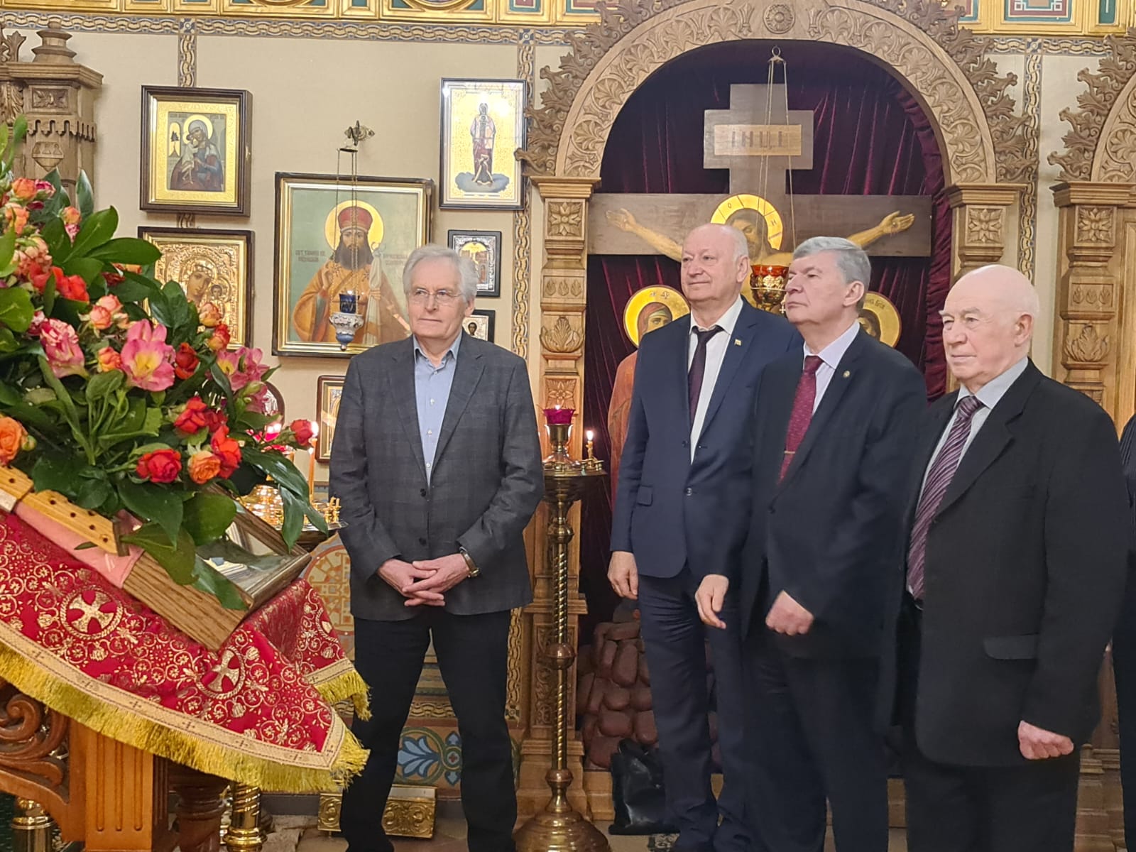 В домовом храме ГУЗ состоялось Пасхальное богослужение