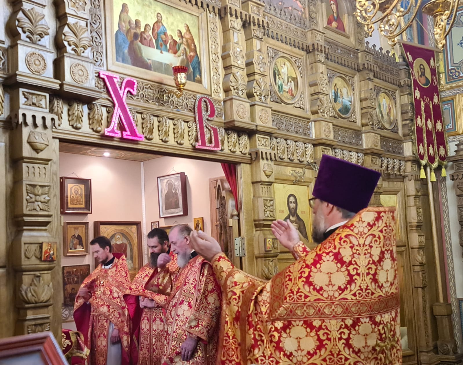 В домовом храме ГУЗ состоялось Пасхальное богослужение