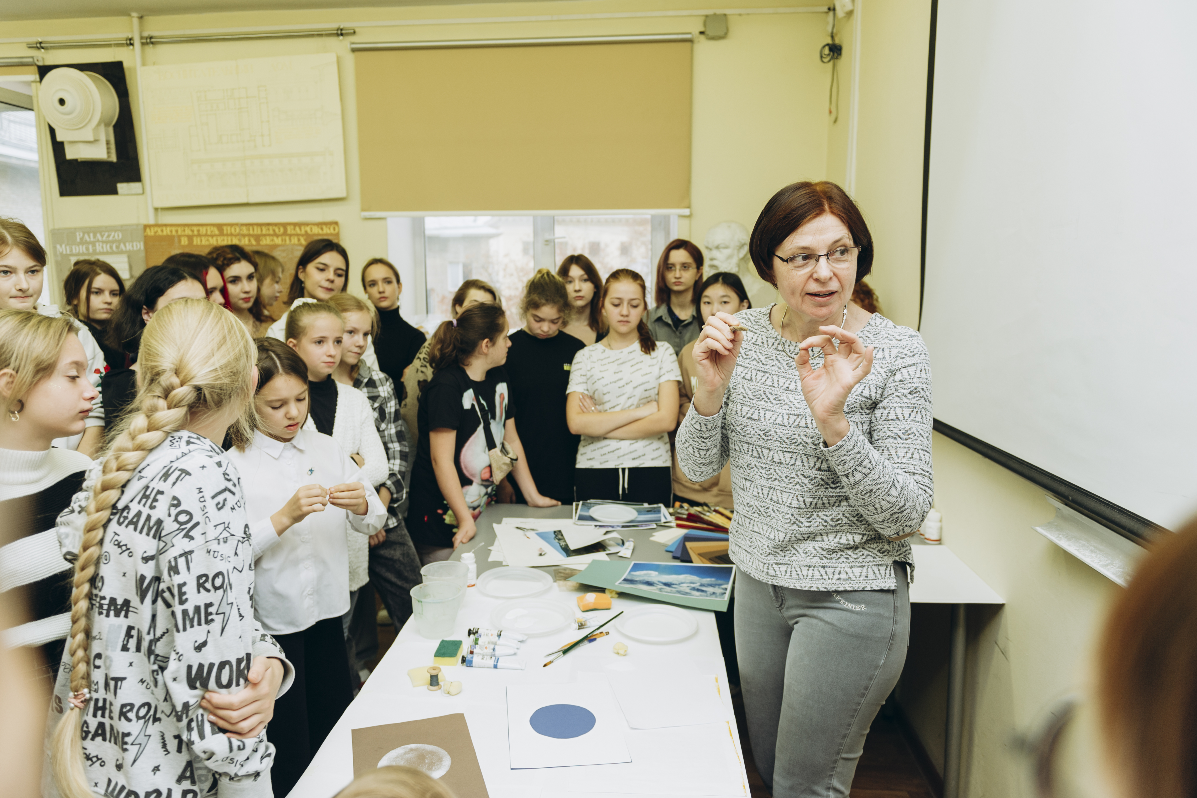 Художественное творчество участников проекта «Университетские субботы» на архитектурном факультете