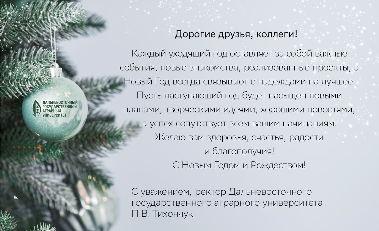 С наступающим Новым годом и Рождеством!