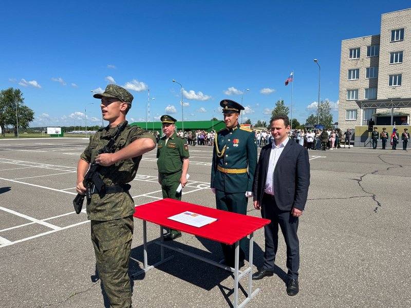 Курсанты Военного учебного центра при ГУЗ приняли присягу