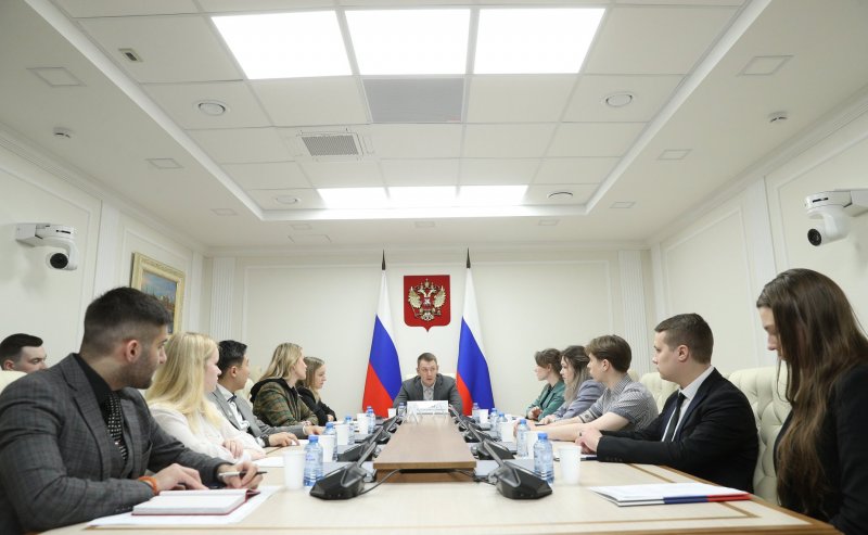 Сотрудники и студенты Государственного университета по землеустройству встретились с членом Комитета Совета Федерации по аграрно-продовольственной политике и природопользованию А. Двойных