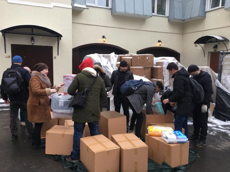 Слушатели подготовительного отделения университета оказали помощь жертвам землетрясения в Сирии