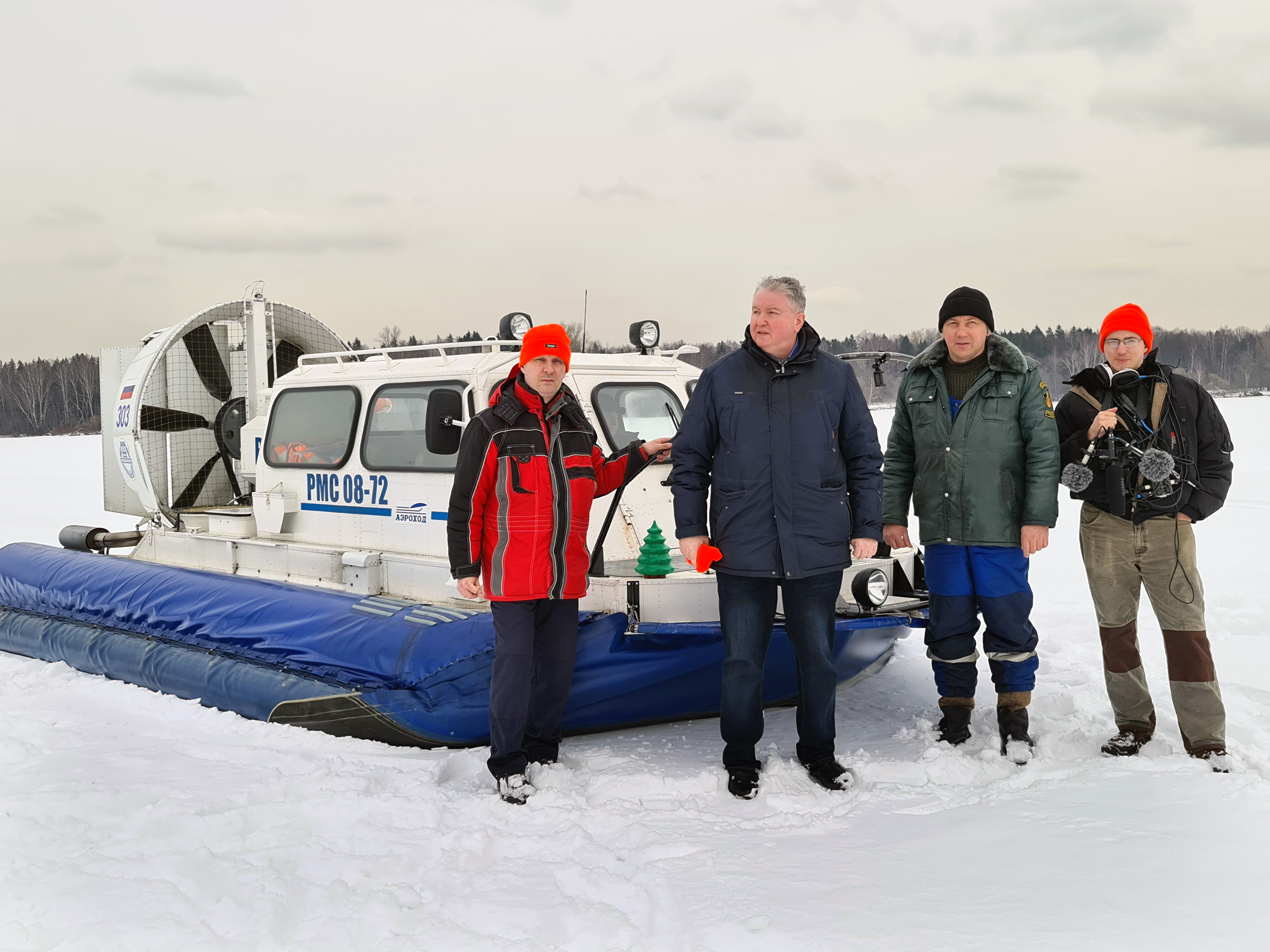Зимняя экспедиция на водосбор и акваторию Учинского водохранилища. 