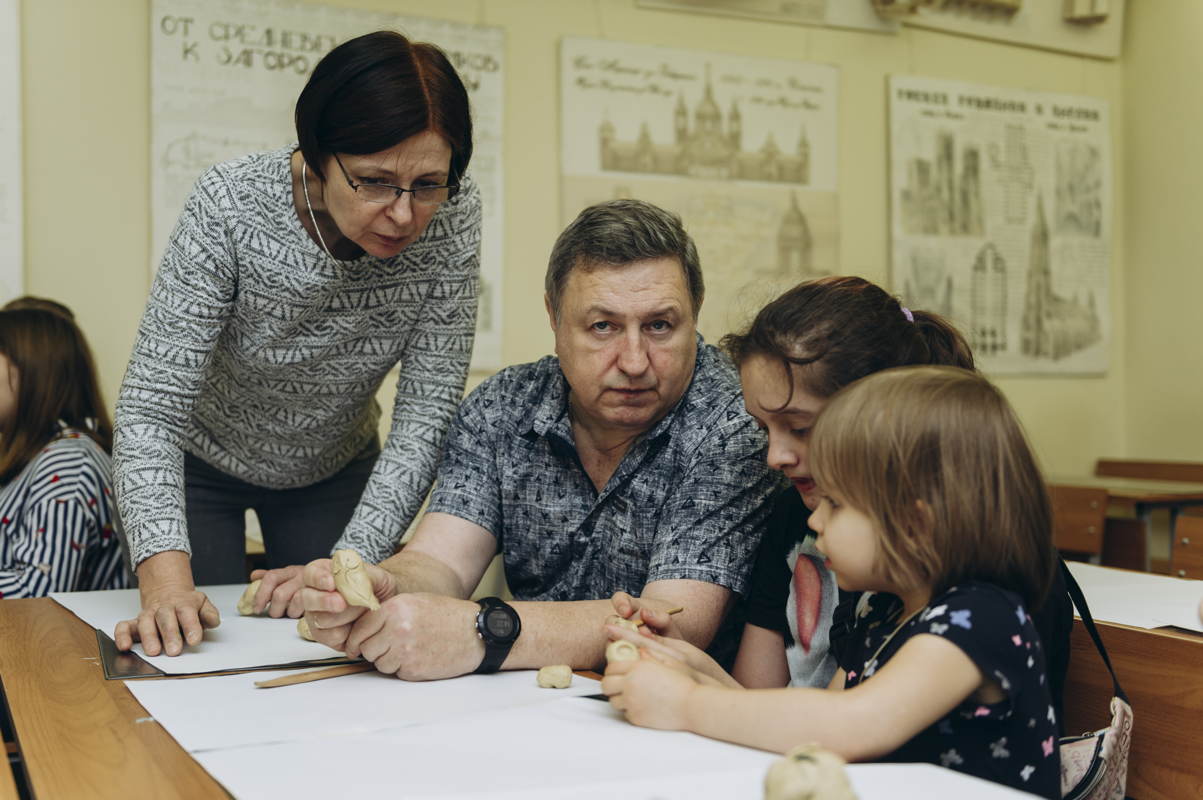 Московские школьники приобщились к чудесам пластического искусства в рамках проекта «Университетские субботы» на архитектурном факультете