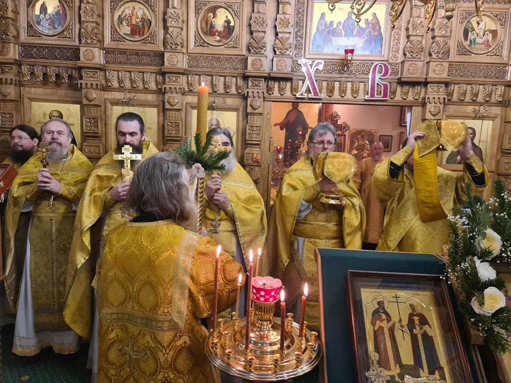 Богослужение в Домовом храме ГУЗ к Рождеству Христову
