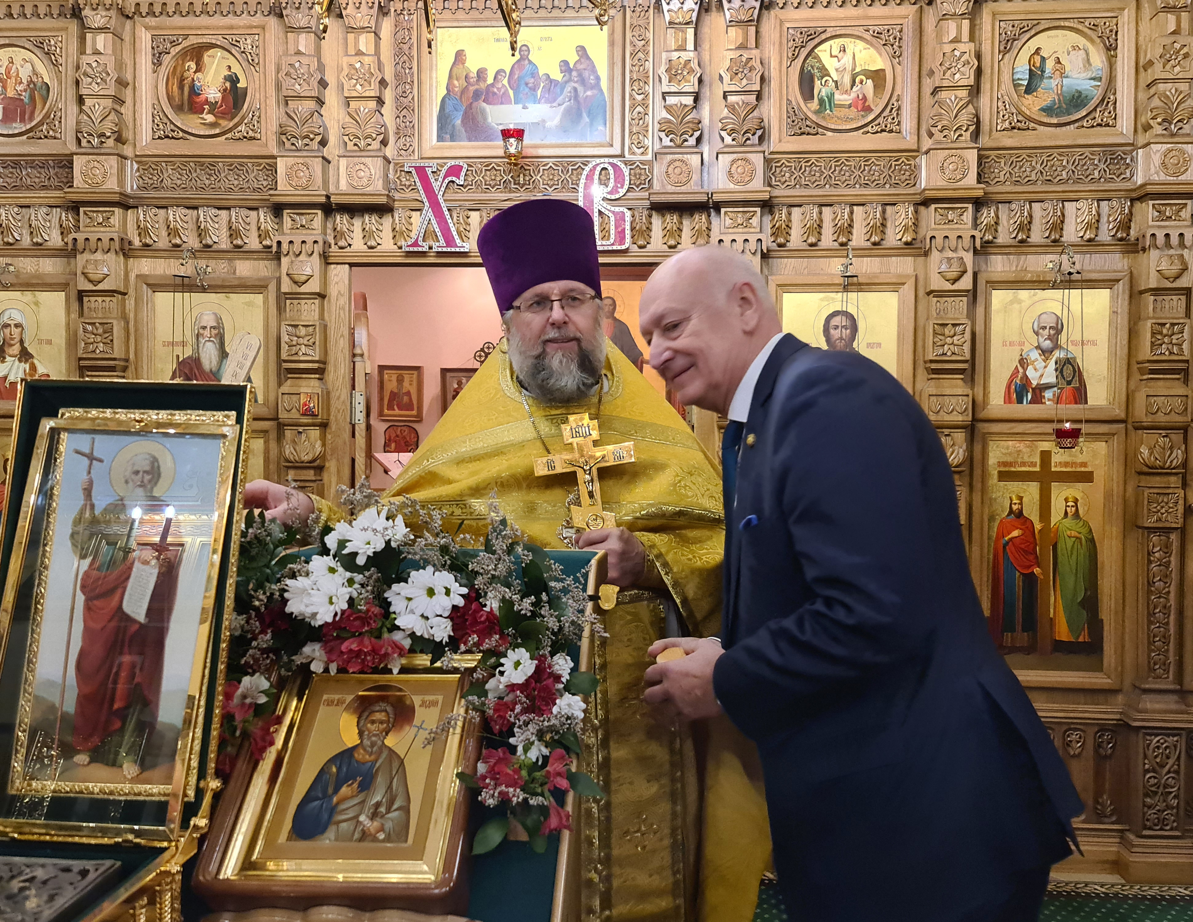 Торжественное богослужение в Домовом храме