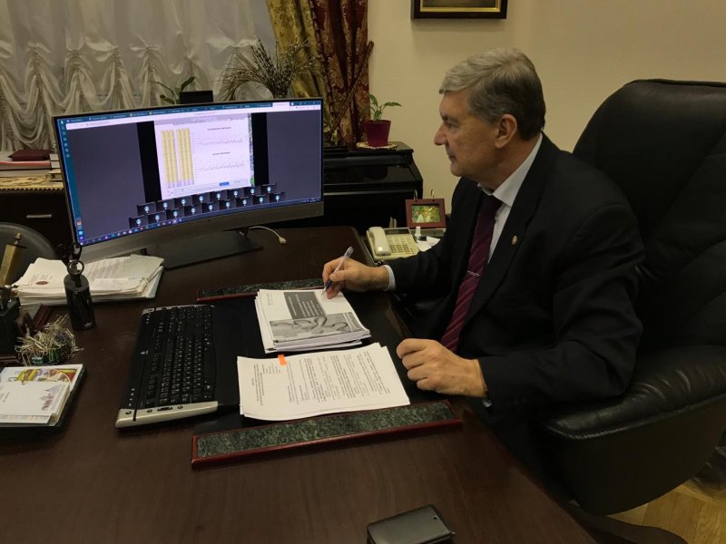 22 декабря 2020 года ректор ГУЗ С.Н. Волков принял участие в заседании научно-технического совета Росреестра