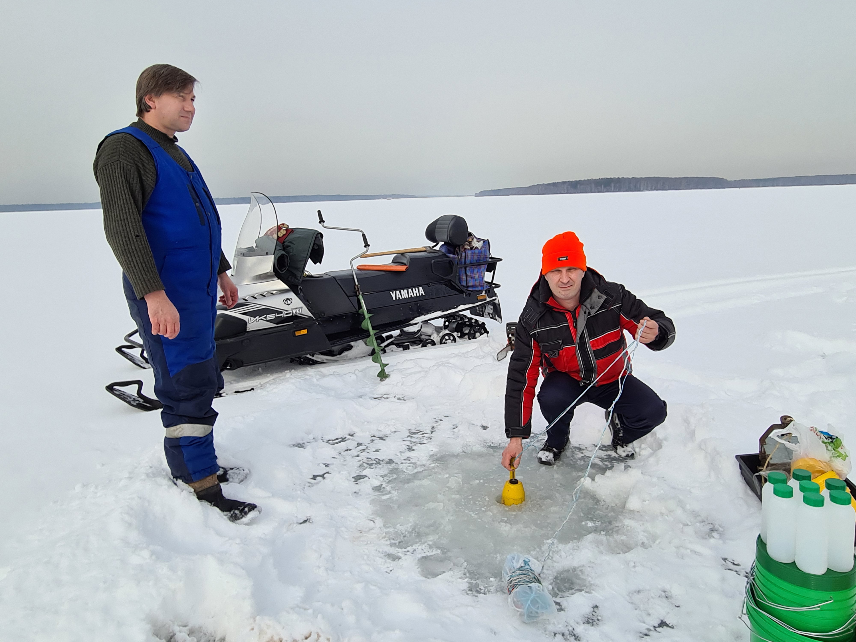 Зимняя экспедиция на водосбор и акваторию Учинского водохранилища. 