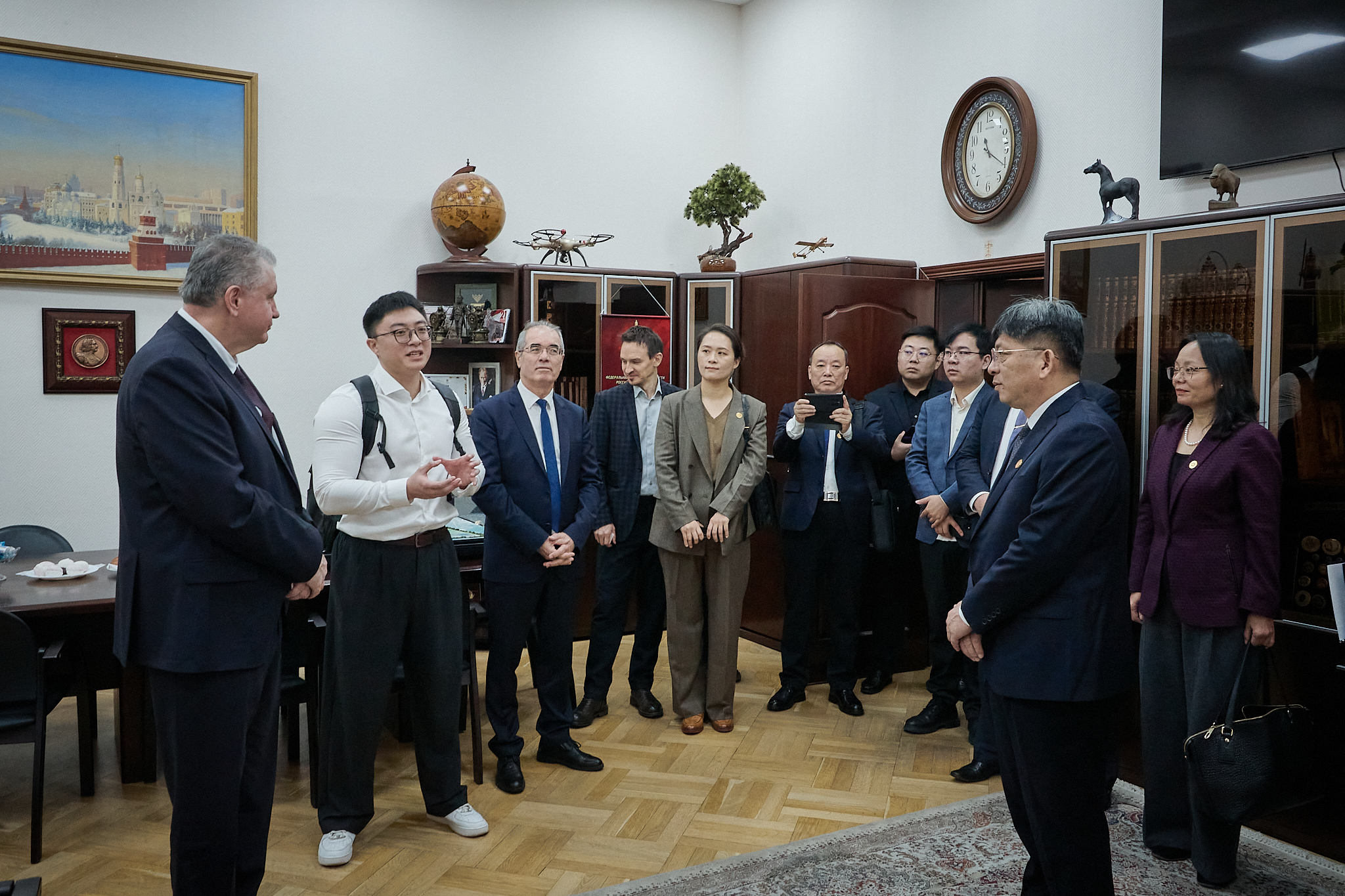 Делегация Шаньдунского университета КНР посетила ГУЗ с рабочим визитом