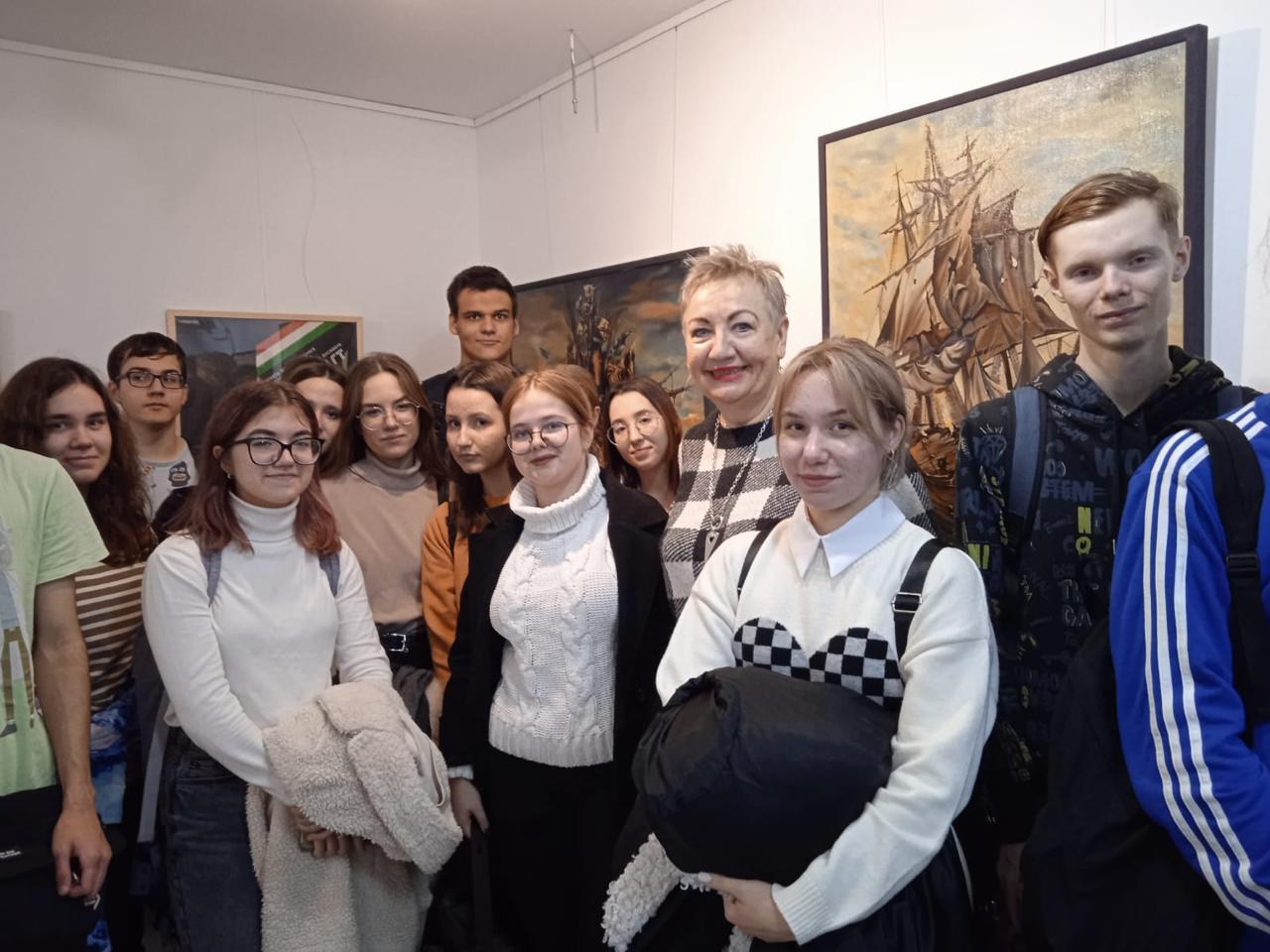 У студентов ГУЗ прошли семинары в выставочном зале «Союза художников России»