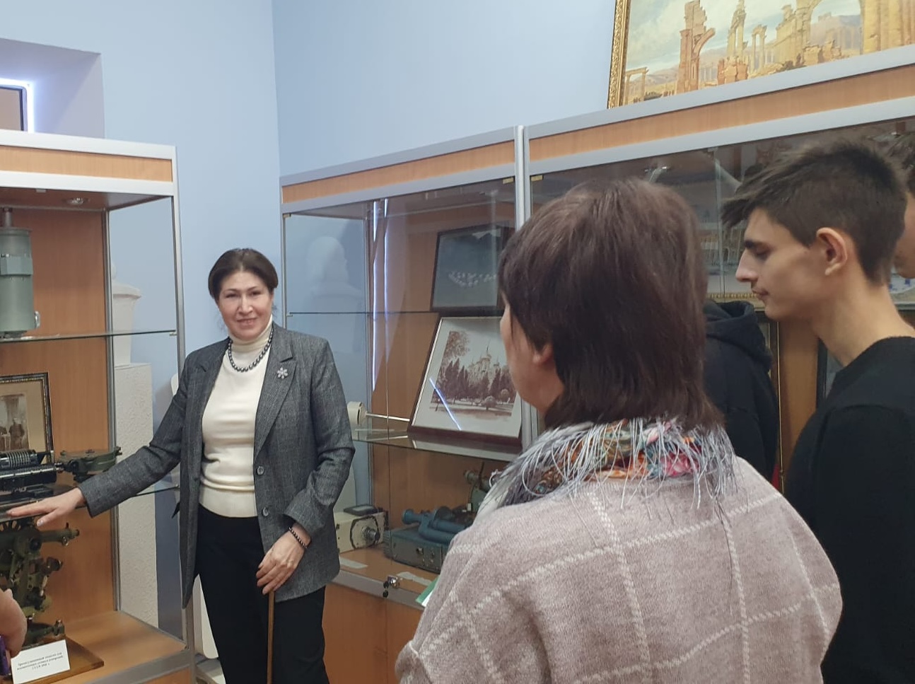 Представить себя в роли землеустроителей смогли школьники, посетившие ГУЗ с экскурсией