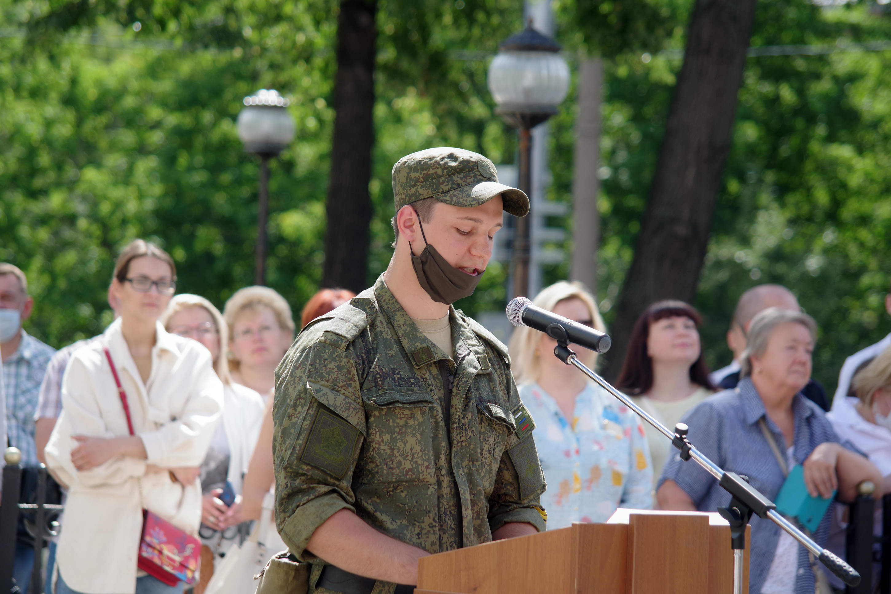 7 августа 2020 года курсанты Военно-учебного центра Государственного университета по землеустройству приняли военную присягу!