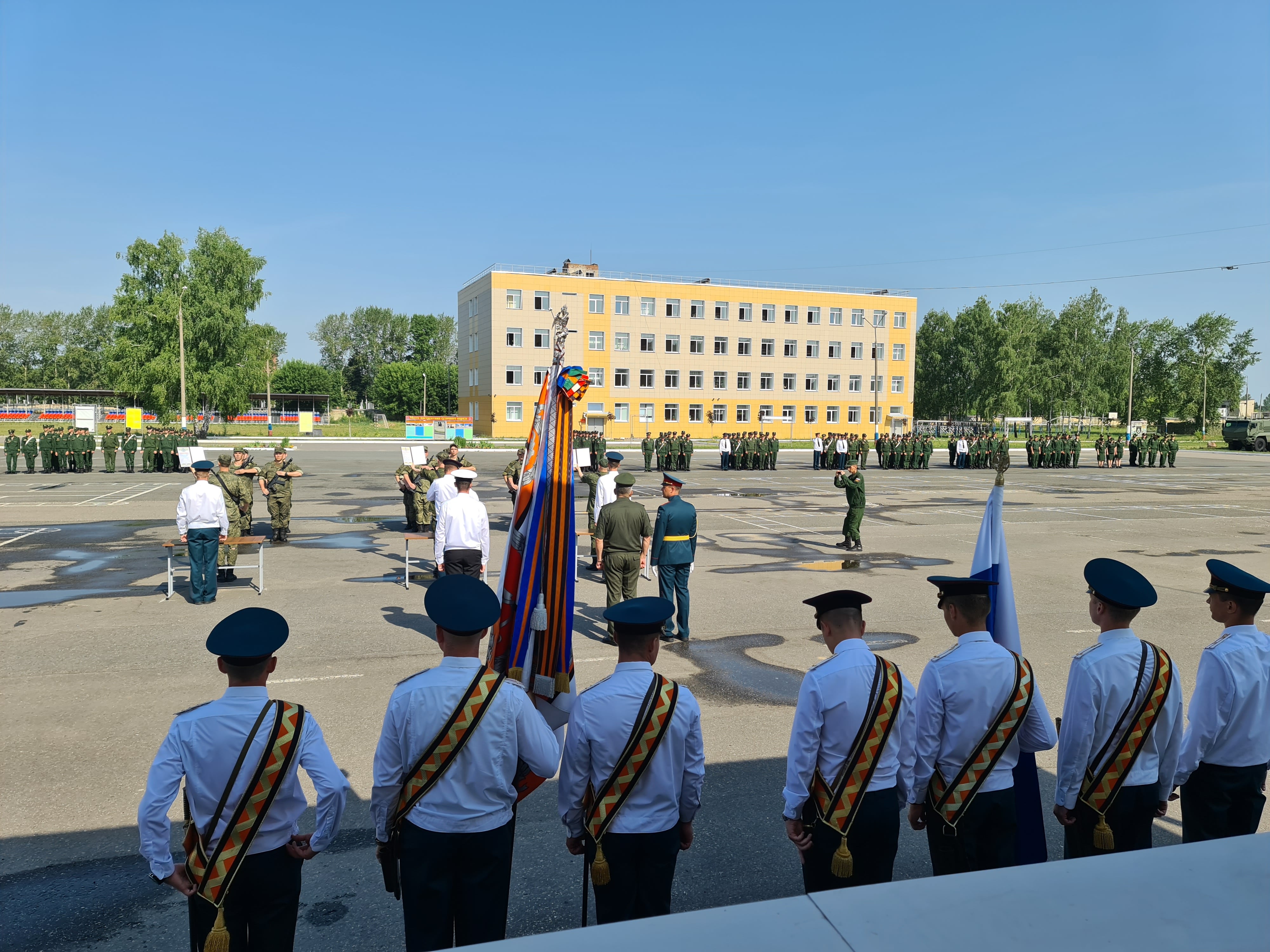 О принятии курсантами Военного учебного центра ГУЗ присяги