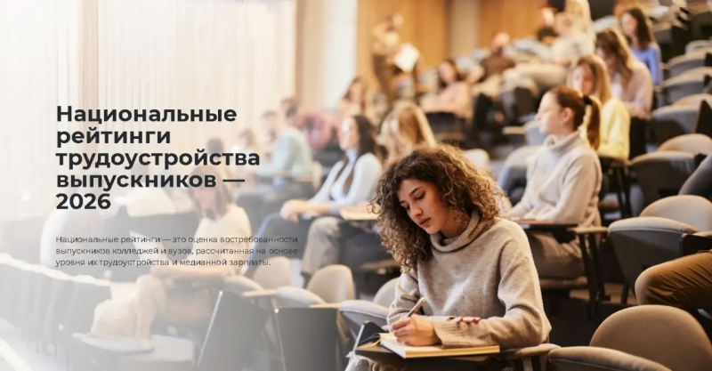 Курс на успех: архитектура ГУЗ лидирует в Национальном рейтинге трудоустройства