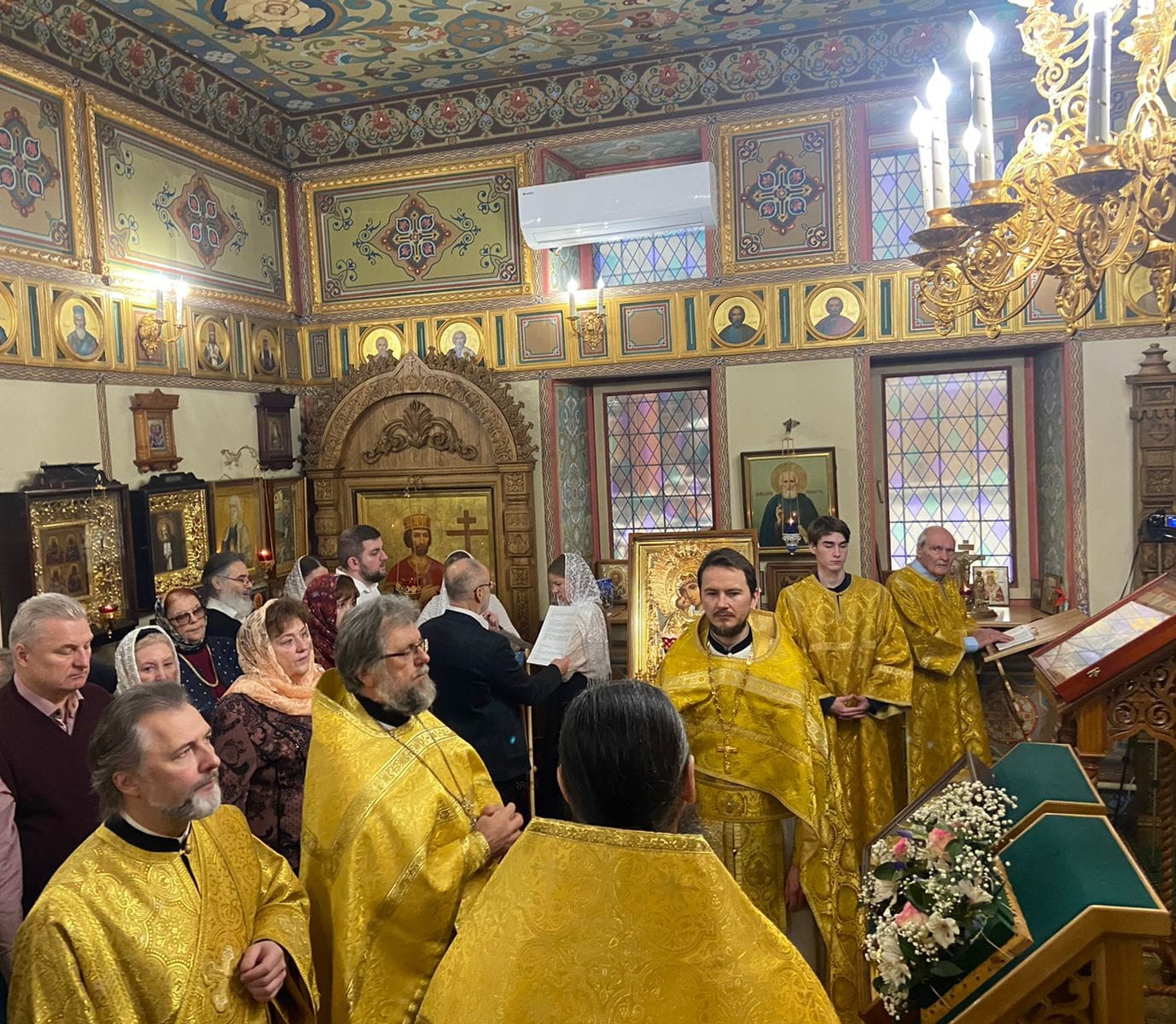 В честь праздника Андрея Первозванного в домовом храме ГУЗ было совершено богослужение