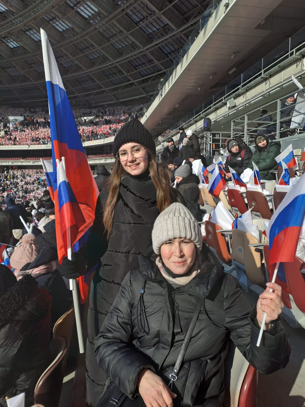 Благодарность за участие актива ГУЗ в праздничном концерте в "Лужниках"