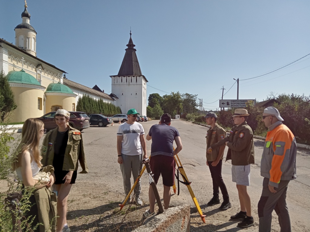 СЗО "Землемер" продолжает работы в Свято-Пафнутьевском Боровском мужском монастыре