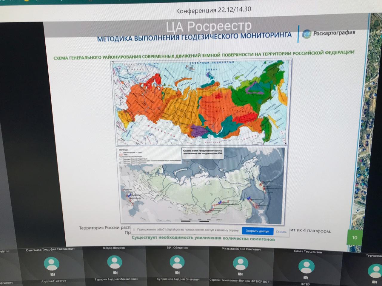 22 декабря 2020 года ректор ГУЗ С.Н. Волков принял участие в заседании научно-технического совета Росреестра
