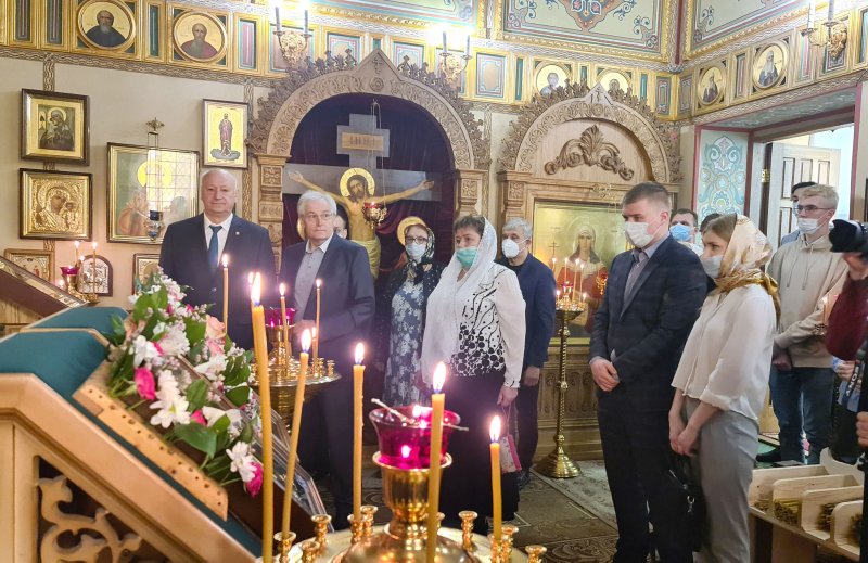3 июня 2021 года в ГУЗ прошли торжественные мероприятия, приуроченные к 20-летию со дня освящения Домового храма святых равноапостольных Константина и Елены