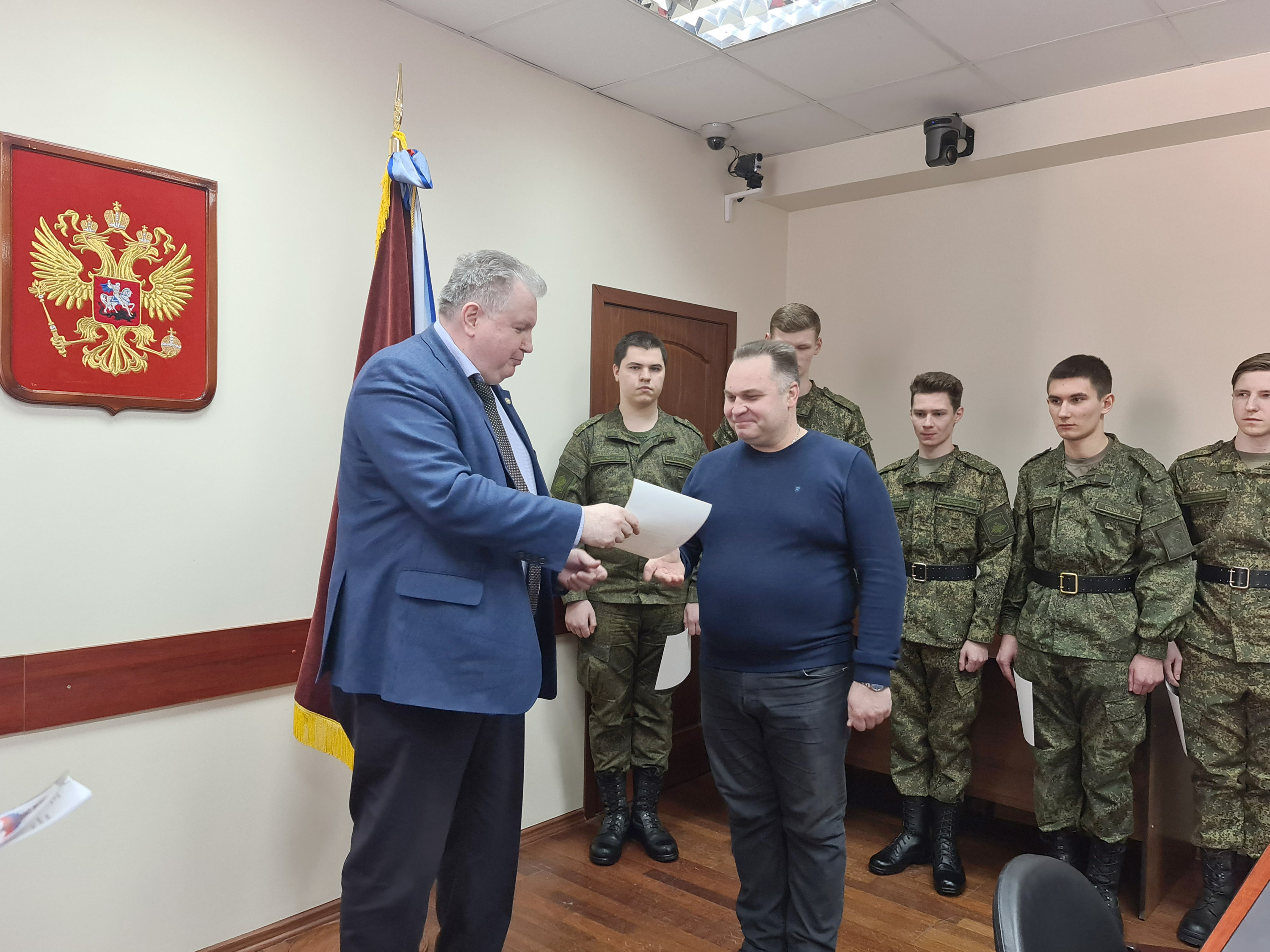 В Государственном университете по землеустройству прошли торжественные мероприятия, посвященные 23 февраля