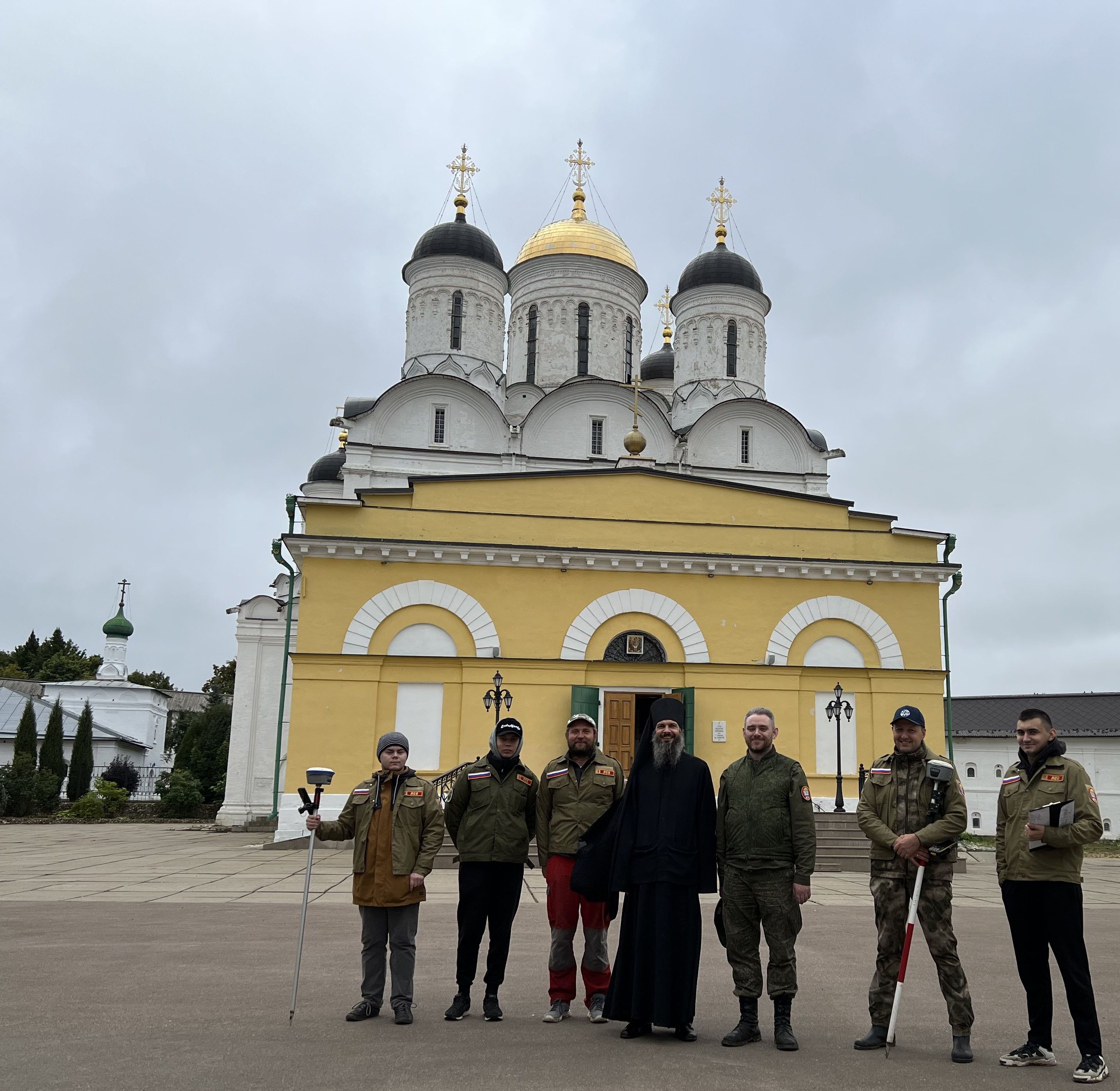 Работы СЗО «Землемер» в Свято-Пафнутьевском Боровском мужском монастыре