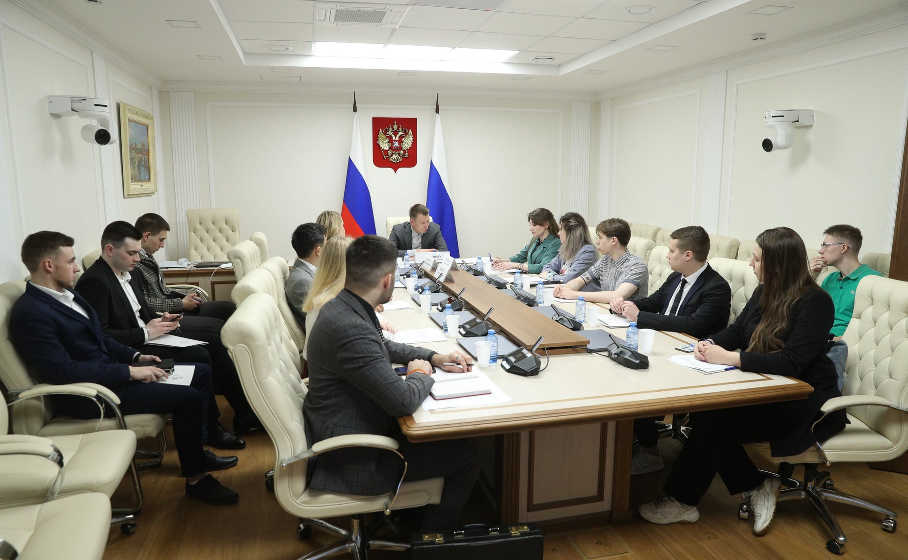 Сотрудники и студенты Государственного университета по землеустройству встретились с членом Комитета Совета Федерации по аграрно-продовольственной политике и природопользованию А. Двойных