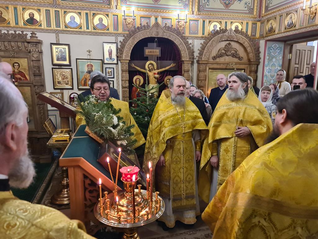 Богослужение в Домовом храме ГУЗ к Рождеству Христову