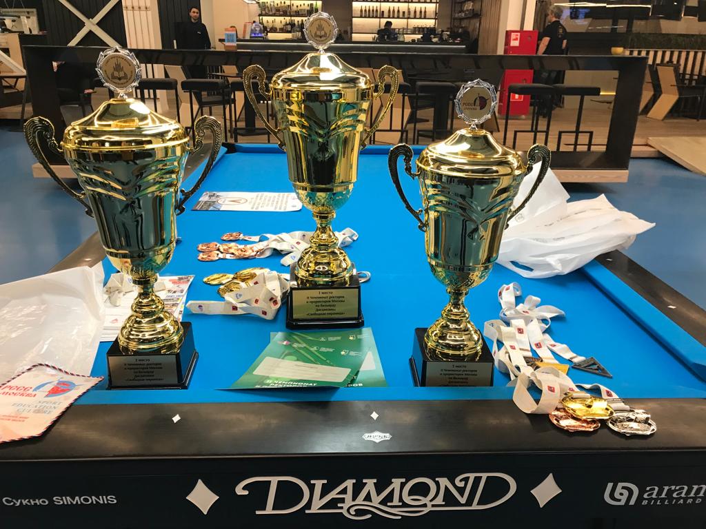 Команда ГУЗ заняла второе место во II Чемпионате ректоров и проректоров образовательных организаций высшего образования Москвы и Московской области по бильярду