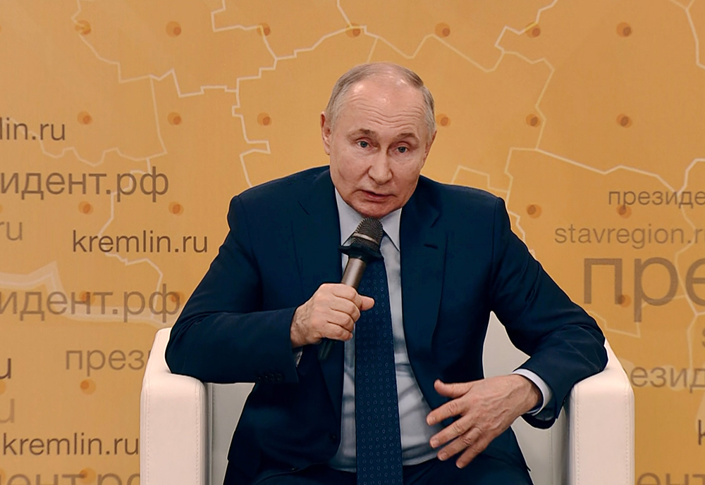Путин провел встречу с представителями АПК в Ставропольском крае 