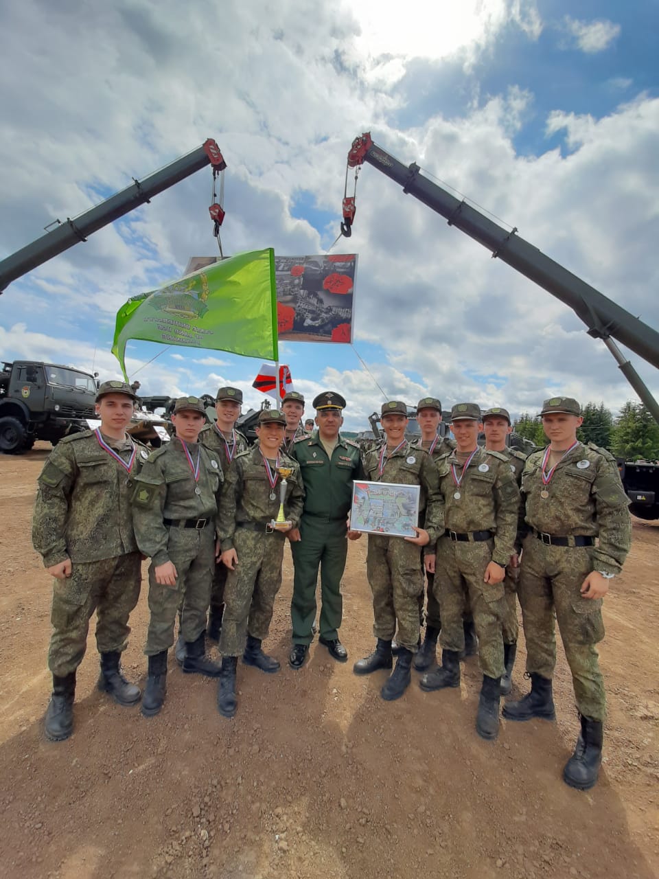 Курсанты Военного учебного центра при ГУЗ заняли призовые места в III Межвузовской военной инженерной универсиаде.